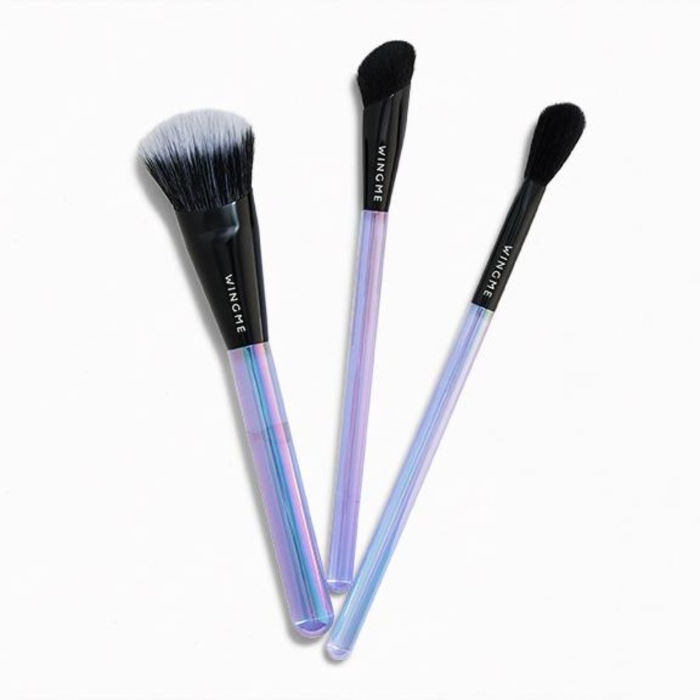 NWT WINGME COSMETICS Halo Series Brush Trio